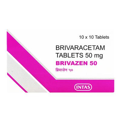 BRIVAZEN 50 Tablet 10's - Epilepsy/Convulsion-Ant