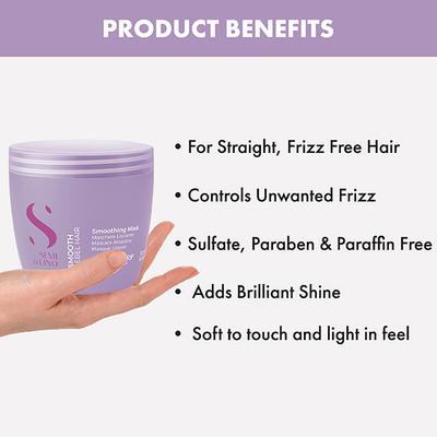 Alfaparf Milano Semi Di Lino Smoothing Mask - Dry, Frizzy Hair, Smooth, Shiny, Rebel Hair 500 ml - Hair Masks & Packs