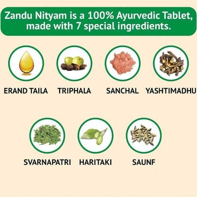 Zandu Nityam Tablet 30's - Speciality Medicines