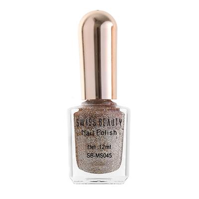 Swiss Beauty Glitter Nail Polish - (Shade-10) 12 ml - Nail Polish