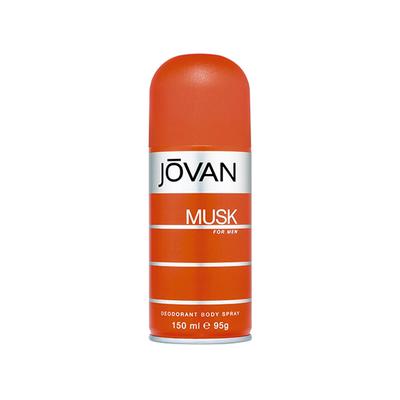 Jovan Musk Deodorant Body Spray 150ml each 3's - Men Deodorants/Roll-Ons