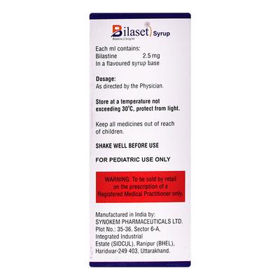 BILASET MANGO FLAVOUR Syrup 60ml - Allergies-Ant