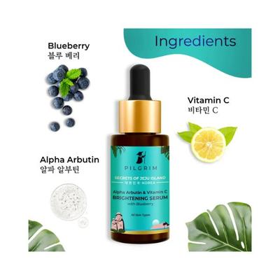 Pilgrim Alpha Arbutin & Vitamin C BRIGHTENING SERUM 30 ml - Face Gels