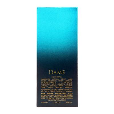 Ajmal Dame EDP 100 ml - Women Perfumes (Edt/Edp)