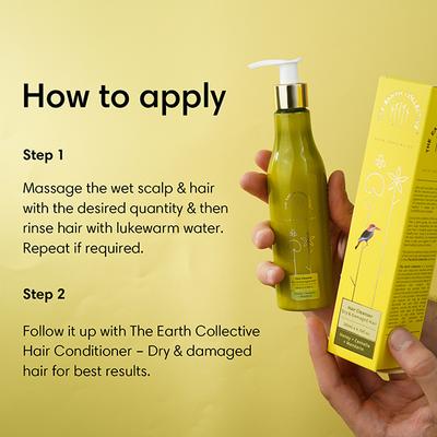 The Earth Collective Hair Cleanser - Dry and Damaged 200 ml - Shampoos