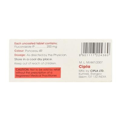 Forcan 200mg Tablet 4'S - Fungal Infections-Anf