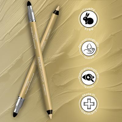 Faces Canada Ultime Pro Intense Gel Kajal With Smudger & Sharpener - Sand Beige 1.2 gm - Kajal & Kohls