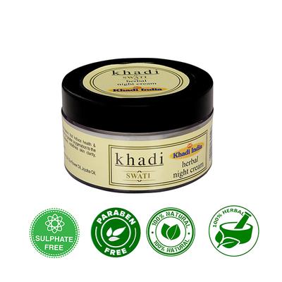Khadi Swati Herbal Night Cream 50 gm - Night Cream