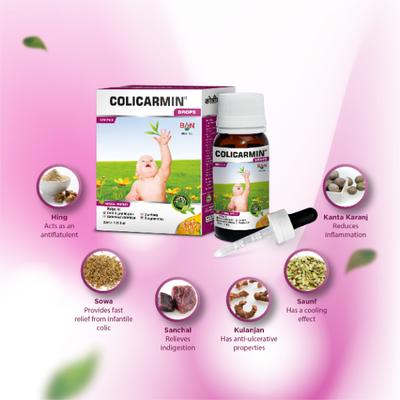 Ban Labs Colicarmin Drops - Orange Flavor 30 ml - Speciality Medicines