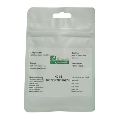 Dr. Roma'S Hd 83 Motion Sicknes Pills - (Pack Of 2 x 140's) - Speciality Medicine