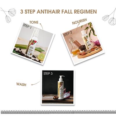 Ayouthveda Anti - Hairfall Tonic Complete Care Kit 100 ml - Hair Treatment