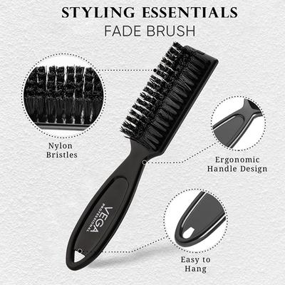 Vega Professional Fade Brush for Man, Dusting Brush and Cleaning Brush for Barbar (VPPBB-01) 1's - Hair Brushes