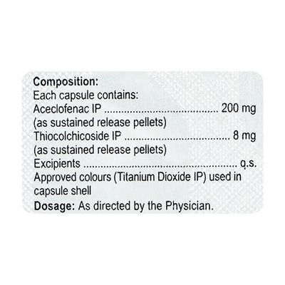 Thiox OD 8mg Capsule 5'S - Muscle Cramps/Spasticity-Mus
