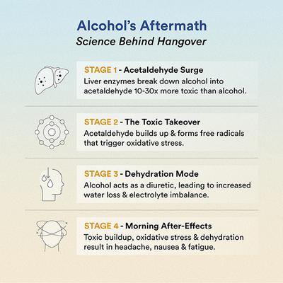 Wellbeing Nutrition Hangover Relief- Liver Support, Rapid Hydration & Faster Recovery 6.85 gm - Vital Health