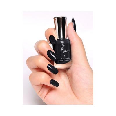 Rome Midnight Black Strong & Healthy Nail Enamel 8 ml - Nail Polish