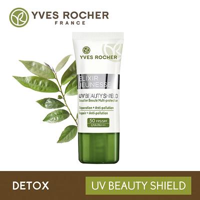 Yves Rocher Elixir Jeunesse Uvbeauty Shield Multi-Protection Repair ++ Anti-Pollution 50 Spf Uva Pa 30 ml - Women Perfumes (Edt/Edp)
