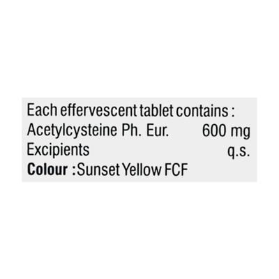 Mucomix ET Sugar Free Orange Flavour Effervescent Tablet 10's - Cough And Cold-Cou
