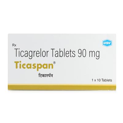 TICASPAN 90mg Tablet 10's - Blood Clot-Ant