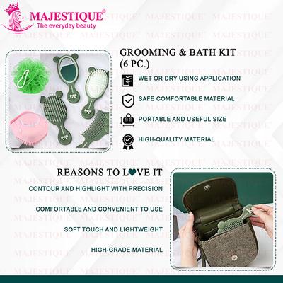 Majestique Grooming and Bath Kit, Perfect for Grooming and Bathing for Kids - 6Pcs/Multicolor 1's - Bath Kits & Sets