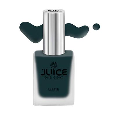 JUICE One Coat Long Lasting Quick Dry Chip Resistent Nail Polish HUNT CLUB GREEN M5 11 ml - Nail Polish