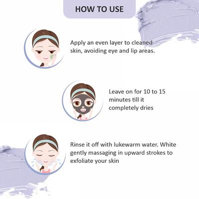 Swiss Beauty Lavender Clay Mask 100 gm - Masks & Peels