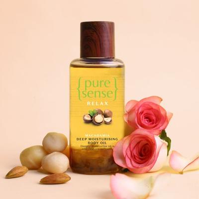PureSense Macadamia Deep Moisturising Body Oil 100 ml - Essential Oils