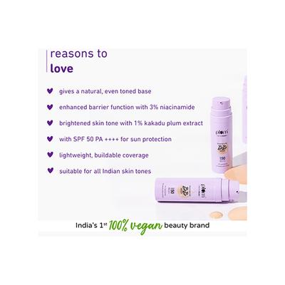 Plum Superpower Bb Serum with Spf 50 Pa ++++ - 03 Caramel 30 ml - Bb & Cc Creams