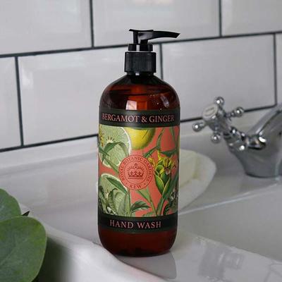 The English Soap Company - Royal Botanic Gardens, Kew - Bergamot And Ginger Hand Wash 500 ml - Hand Wash & Soaps