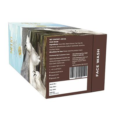 NEUD Goat Milk Premium Face Wash for Men & Women 300 ml - Face Washes