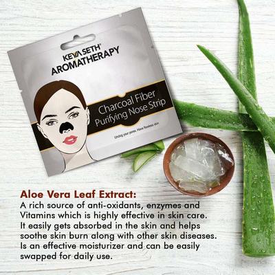 Keya Seth Aromatherapy Charcoal Fiber Purifying Nose Strip 5 pack - Face Packs