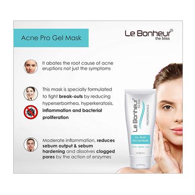 Le Bonheur Le - Acne Pro Gel Mask 100 gm - Masks & Peels