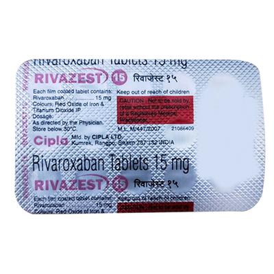 RIVAZEST 15 Tablet 14's - Blood Clot-Ant