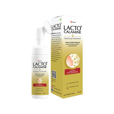 Lacto Calamine Apple Cider Vinegar Foaming Face Wash, Maintains Skin PH Balance for Healthy Skin 150 ml - Face Wash & Cleansers