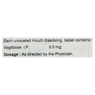 Vogli 0.3mg Tablet 10'S - Diabetes-Ant
