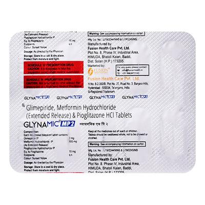 GLYNAMIC MP 2 Tablet 10's - Diabetes-Ant