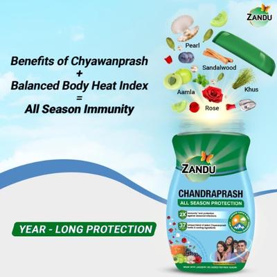 Zandu Chandraprash With No Added Sugar 900 g - Speciality Medicines