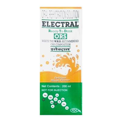 Electral Delicious Mango Flavour Liquid 200ml - Supplements-Ele