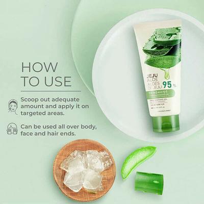 The Face Shop Jeju Aloe Fresh Soothing Gel Tube 300 Ml - Face Gels