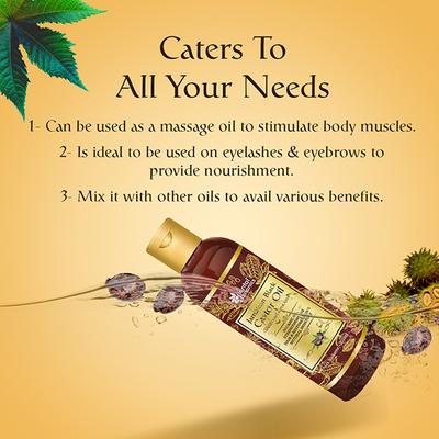 Oriental Botanics Jamaican Black Castor Oil with Comb Applicator 200 ml - Hair Oils