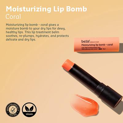 Belif Moisturizing Lip Bomb - Coral 3 gm - Lip Balms