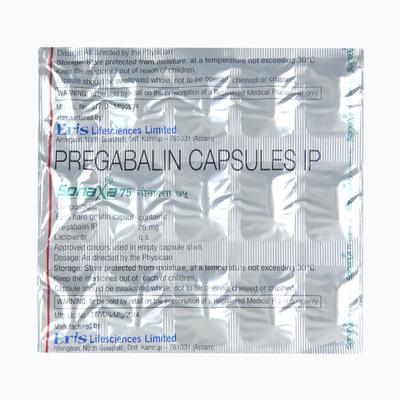 Sonaxa 75mg Capsule 15'S - Neuropathic Pain-Dru