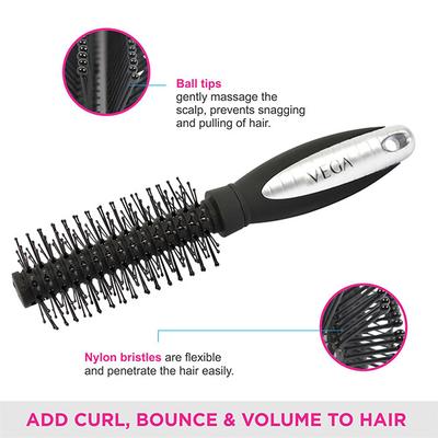 Vega Mini Round Brush (R7 - RB) 70 gm - Hair Brushes