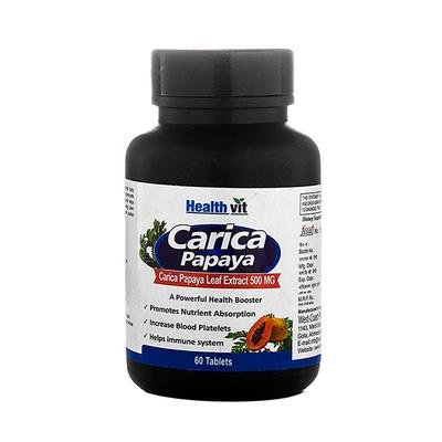Healthvit Carica Papaya Leaf Extract Tablets 60's - General Health