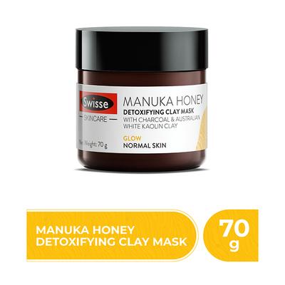 Swisse Skincare Manuka Honey Detoxifying Clay Mask 70 gm - Masks & Peels