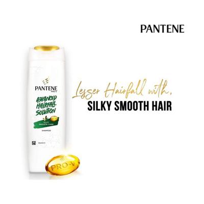 Pantene Pro-v Advanced Hairfall Solution Anti-Hairfall Silky Smooth Shampoo For Women 180 ml - Shampoos