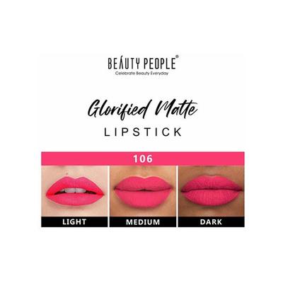 Beauty People Glorified Pink 106 Scarlet Letter 3.8 gm - Lipsticks