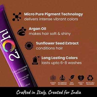 2.Oh! Semi Permanent Hair Color 100 ml each - Ginger Spice 2's - Crème