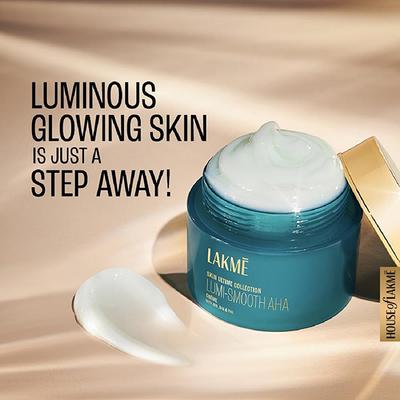 Lakme Lumi Smooth AHA+BHA+PHA+B3 Cream 50 gm - Face Moisturizers