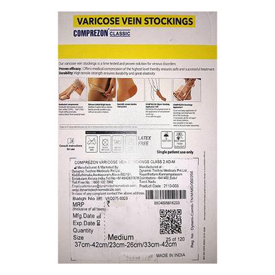 Dynamic Comprezon Classic Varicose Vein Stockings Above Knee (Pair) - (Class 2) (2110) (M) 1's - Knee/Leg Supports