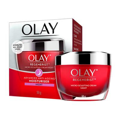 Olay Night Cream- Regenerist Micro Sculpting Cream 50gm - Face Moisturizers
